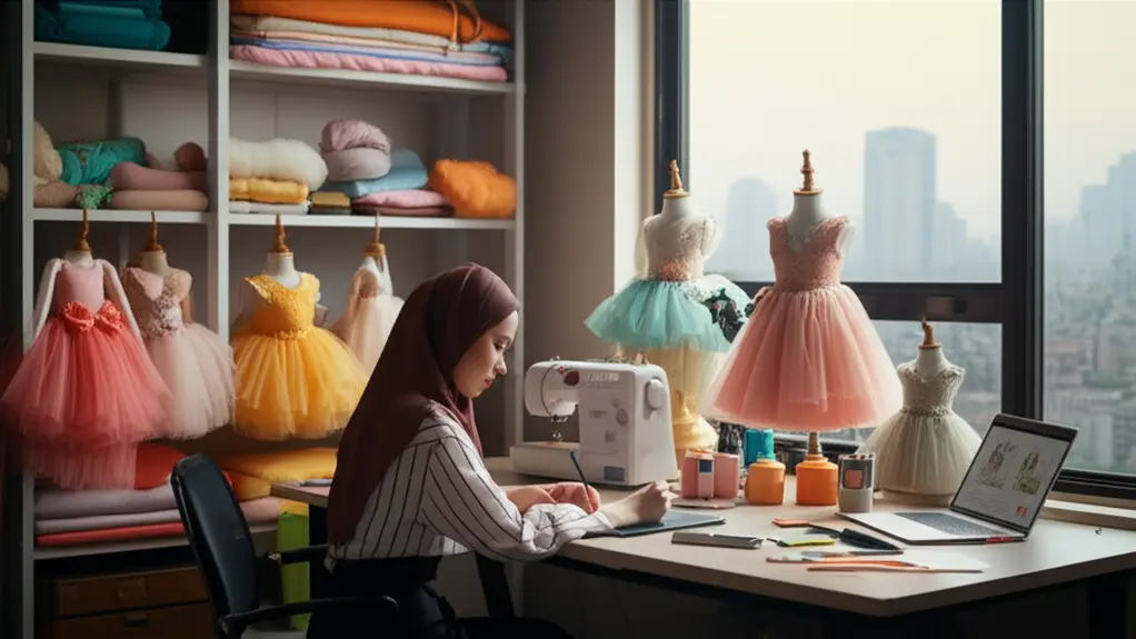 Peluang Bisnis Fashion Rumahan: Desain Pakaian Pesta Anak Custom di Jakarta