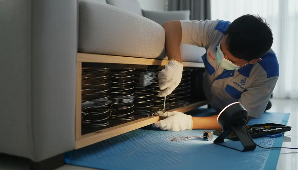 Perbaikan Per Sofa yang Patah atau Berbunyi: Solusi dari Home Steril