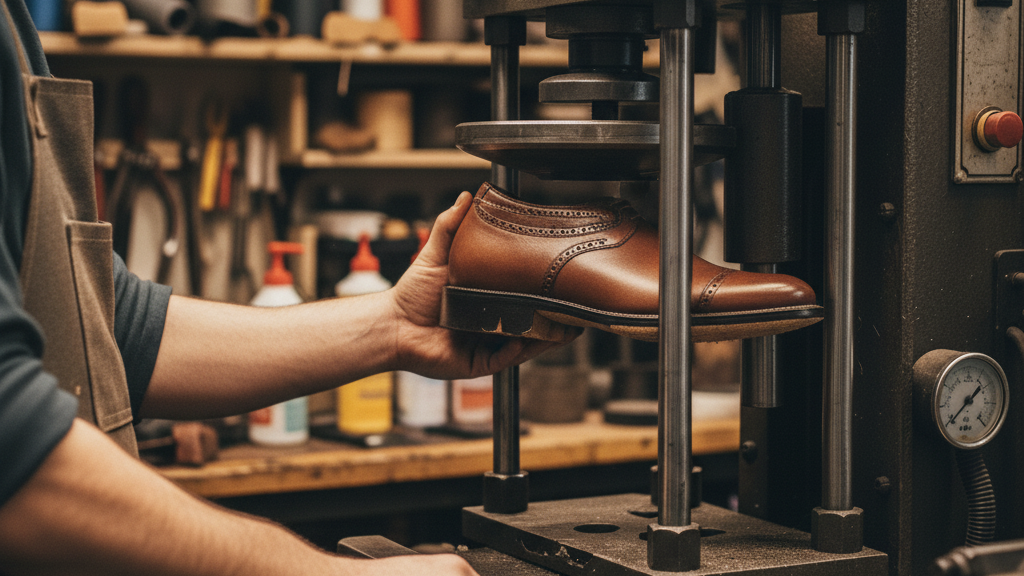 Kelebihan Teknik Press dalam Ganti Outsole Sepatu