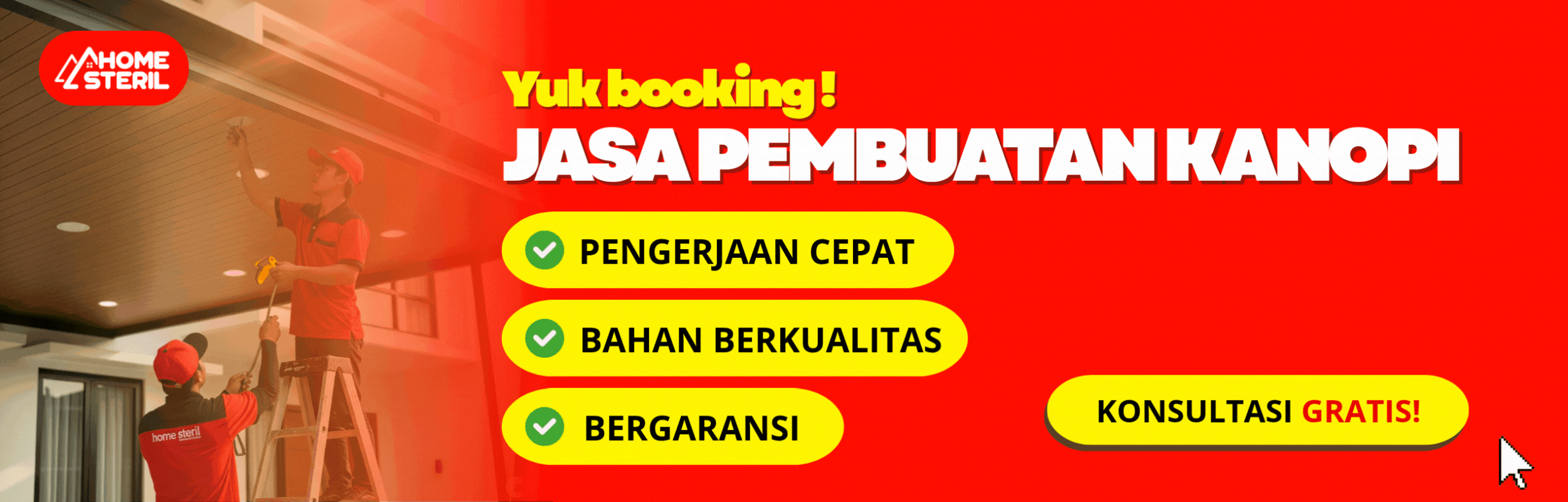 Jasa Pembuatan Kanopi di Home Steril
