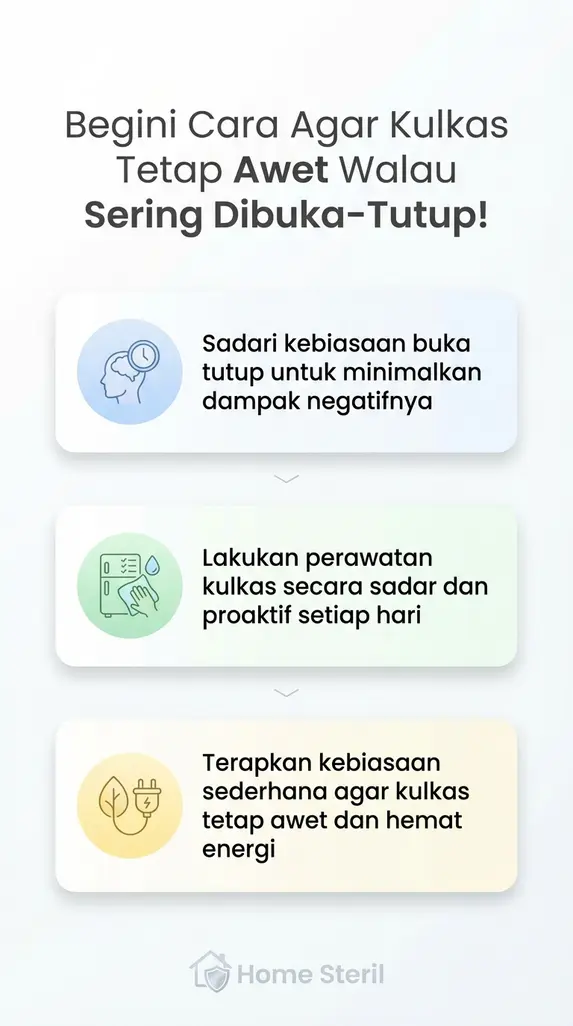 Begini Cara Agar Kulkas Tetap Awet Walau Sering Dibuka-Tutup!