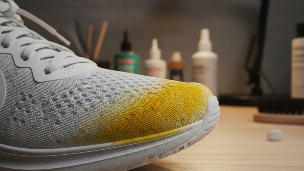 Memahami Karakteristik Noda Kuning pada Sepatu