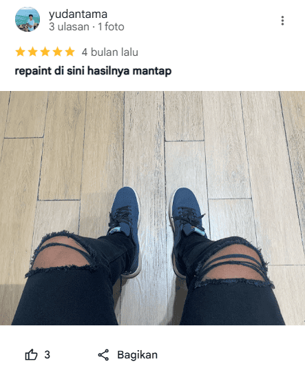 Testimoni Pelanggan di Sneakershoot