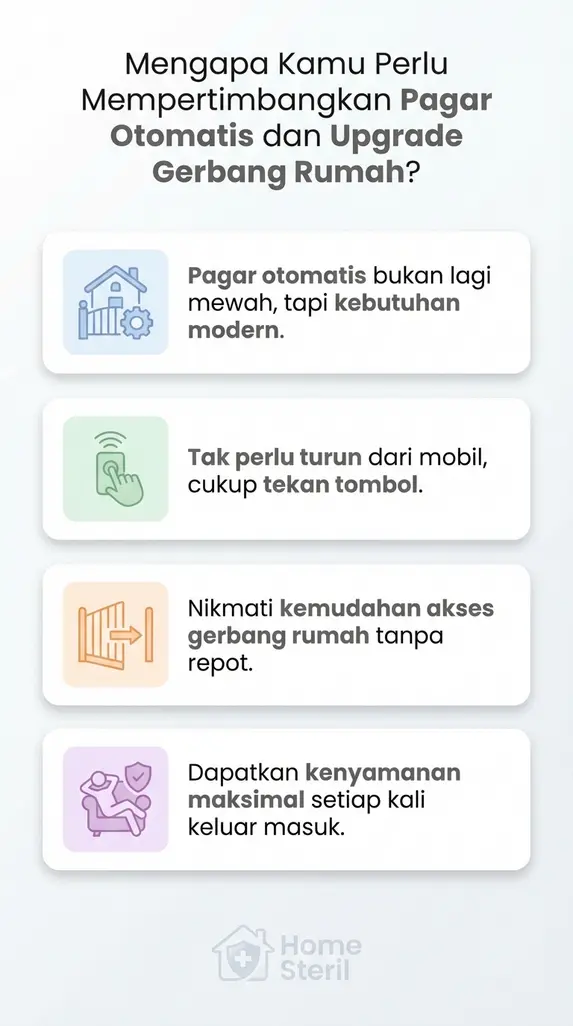 Mengapa Kamu Perlu Mempertimbangkan Pagar Otomatis dan Upgrade Gerbang Rumah?