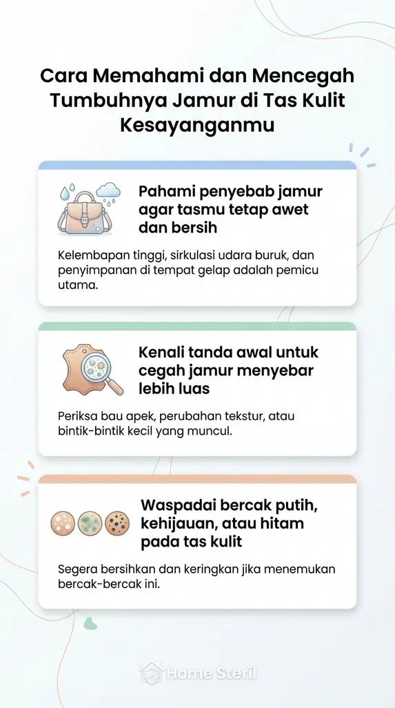 Cara Memahami dan Mencegah Tumbuhnya Jamur di Tas Kulit Kesayanganmu