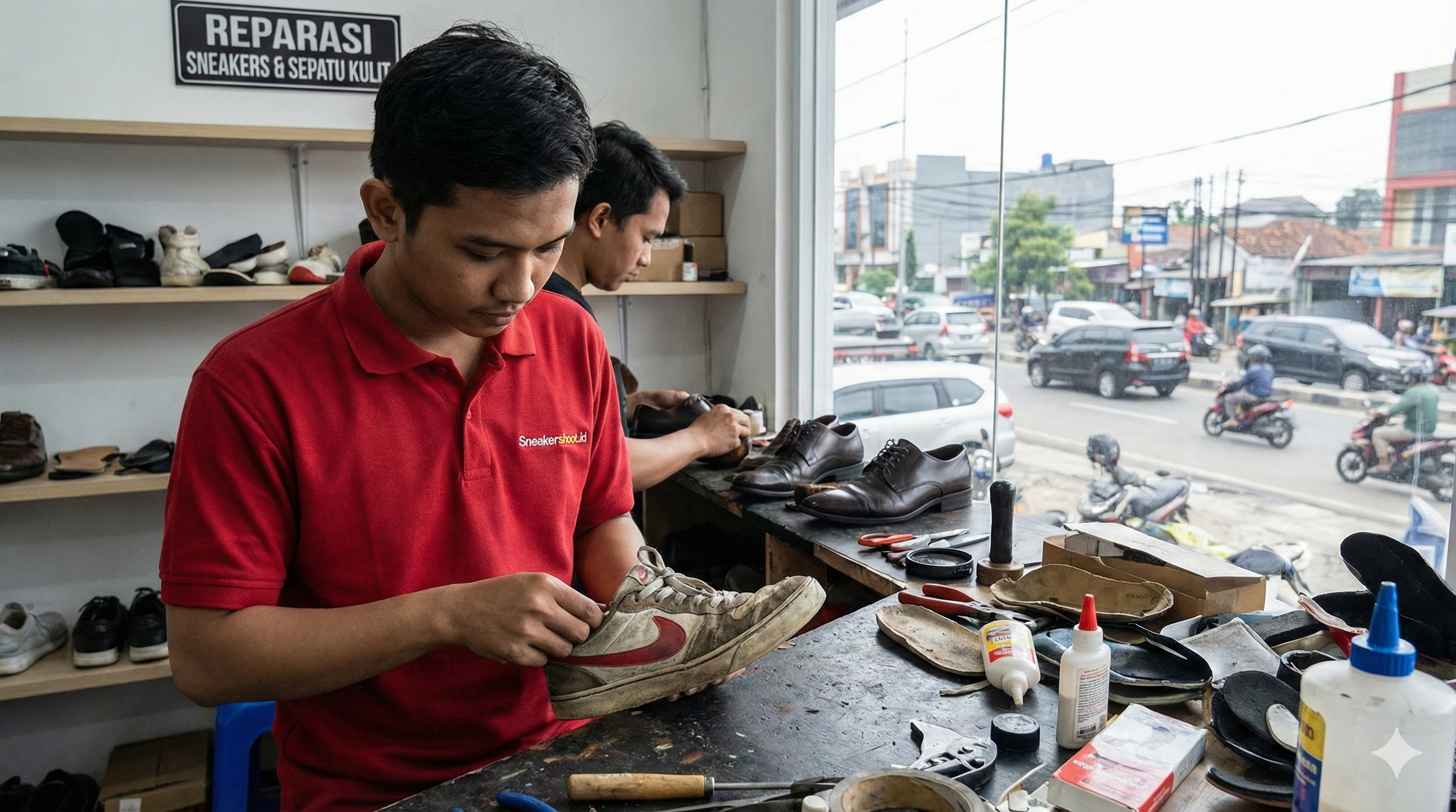 Layanan Unggulan di Bengkel Reparasi Sepatu Bekasi Sneakershoot