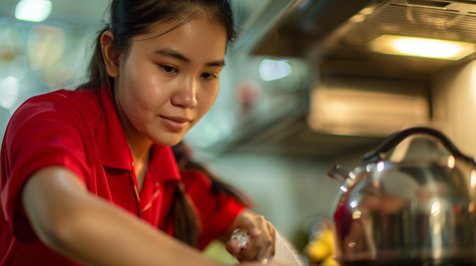 Detail Kebersihan Dapur Umum: Fokus pada Area Penyimpanan Makanan
