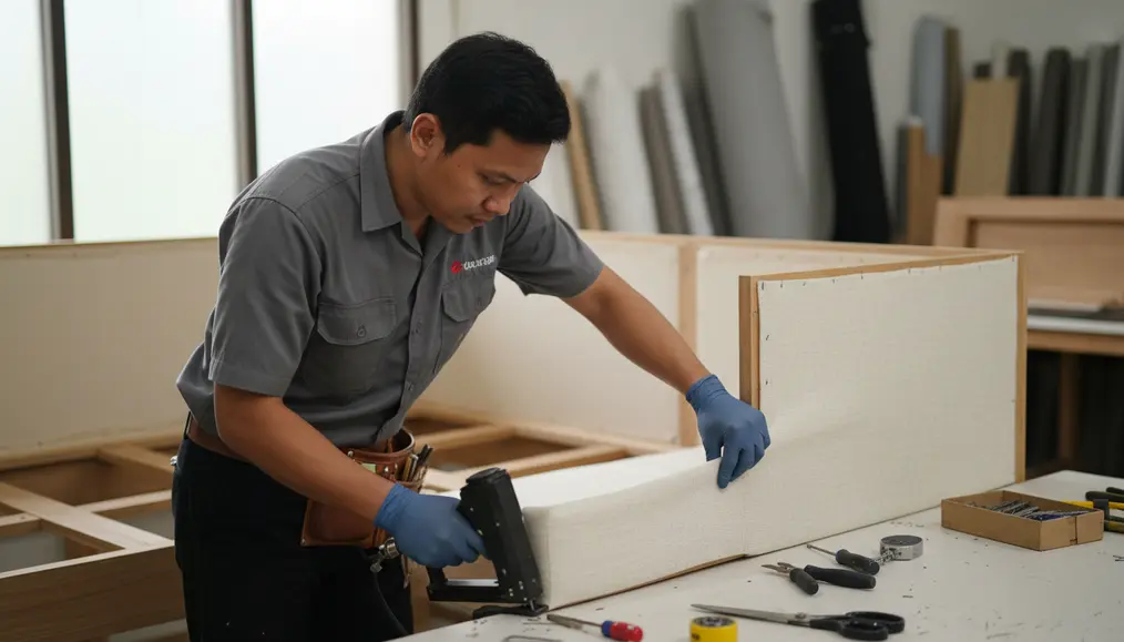 Proses Ganti Kain Sofa Sudut yang Efektif dan Bergaransi