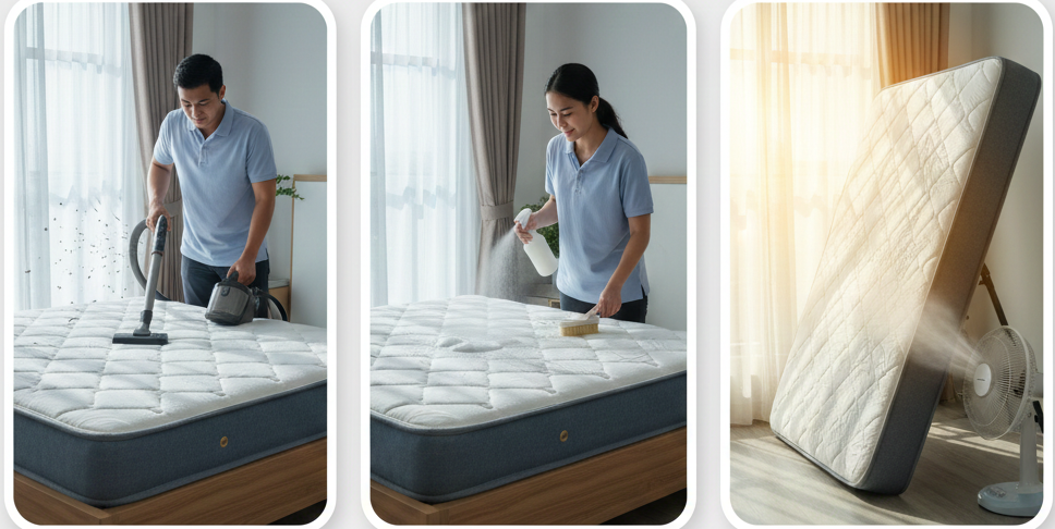 Langkah-Langkah Pembersihan Kasur yang Efektif