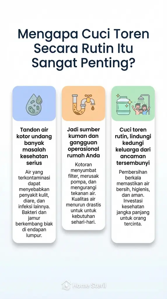 Mengapa Cuci Toren Secara Rutin Itu Sangat Penting?