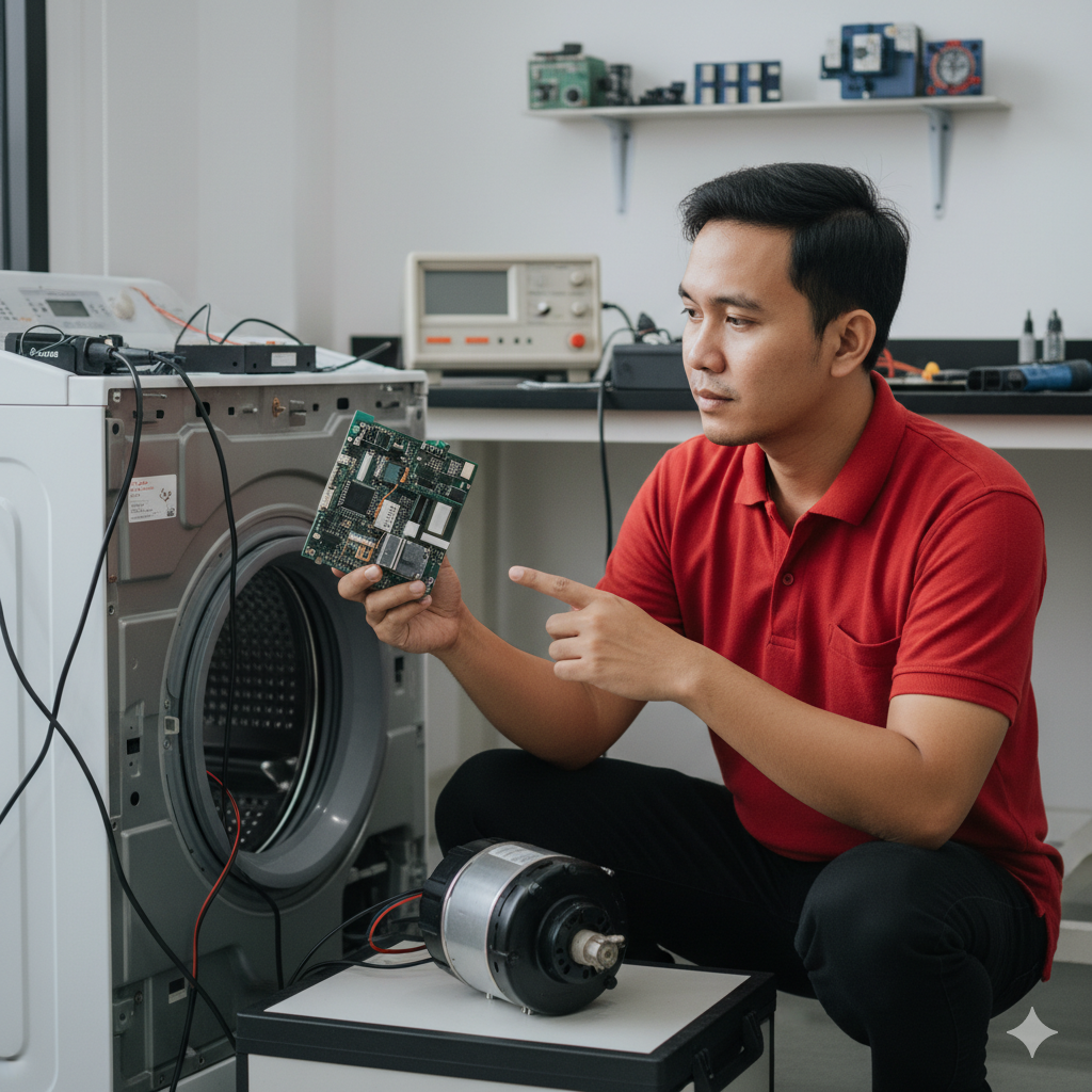 Solusi Kerusakan Berat: Modul PCB dan Motor Inverter 