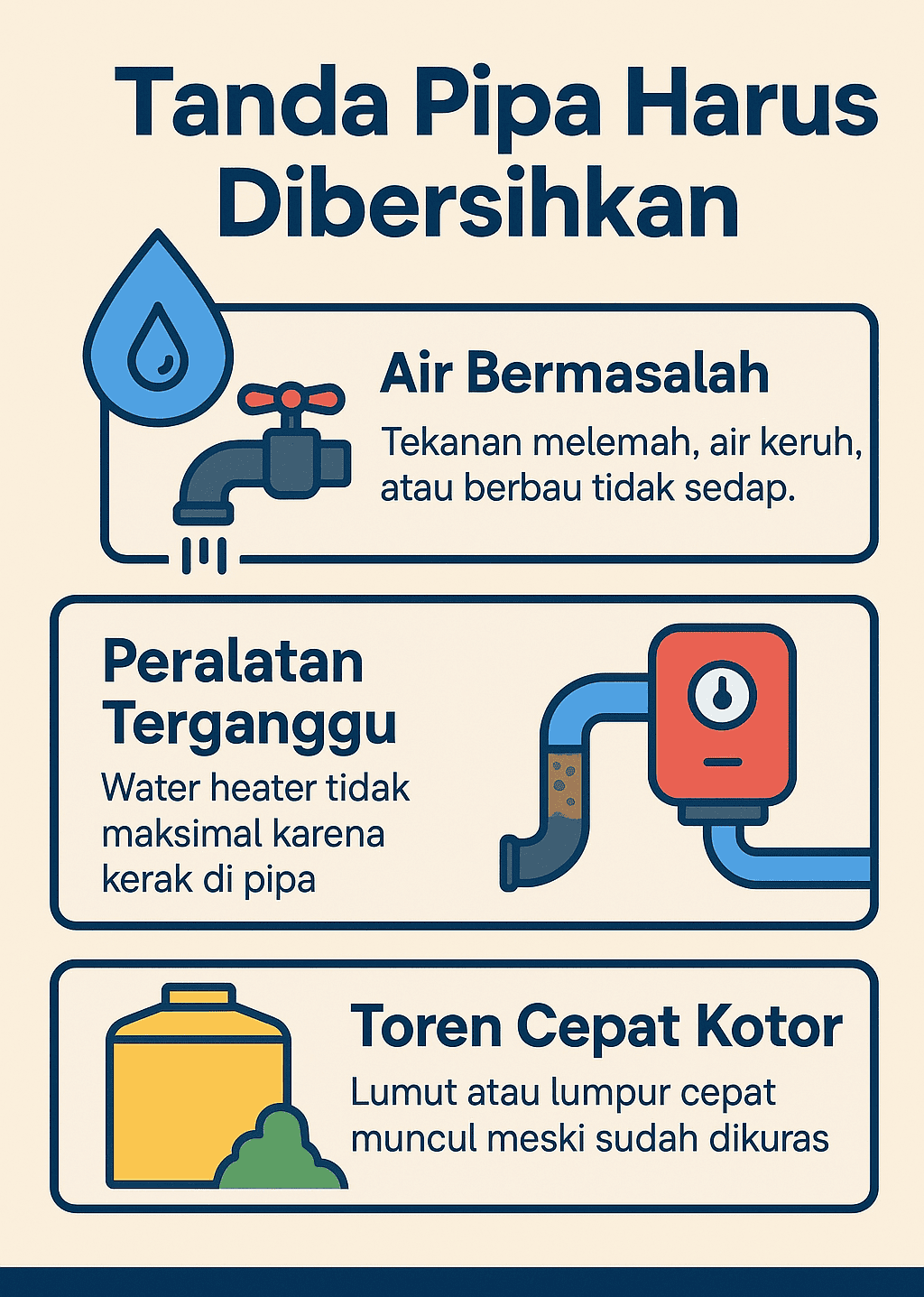 Infografik: Tanda Pipa Harus Dibersihkan