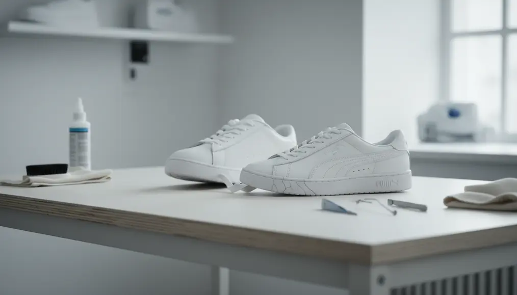 Lacoste & Puma: Jasa Reglue Sepatu Lifestyle & Perbaikan Midsole Retak