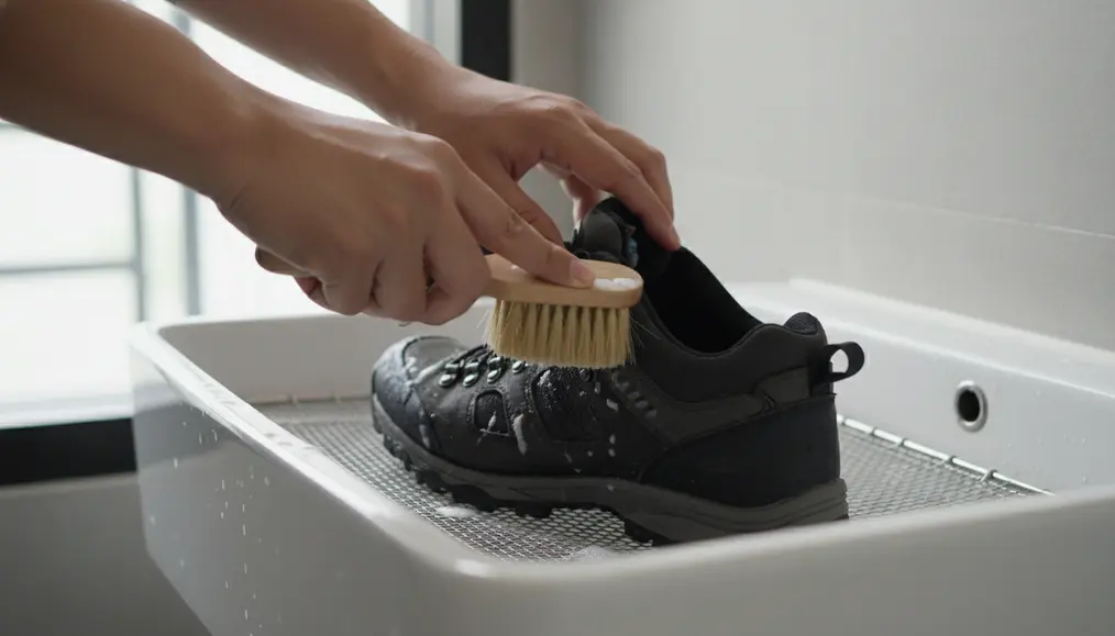 Langkah-Langkah Detail Mencuci Sepatu Gunung