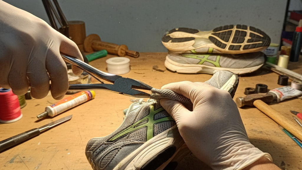 Cara Melepaskan Sol Lama Tanpa Merusak Midsole