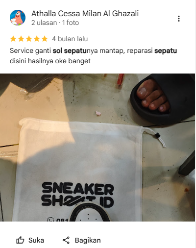 Rating & Ulasan Pelanggan Sneakershoot.id
