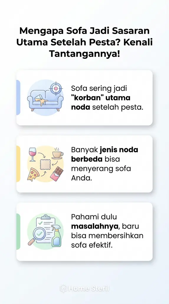 Mengapa Sofa Jadi Sasaran Utama Setelah Pesta? Kenali Tantangannya!