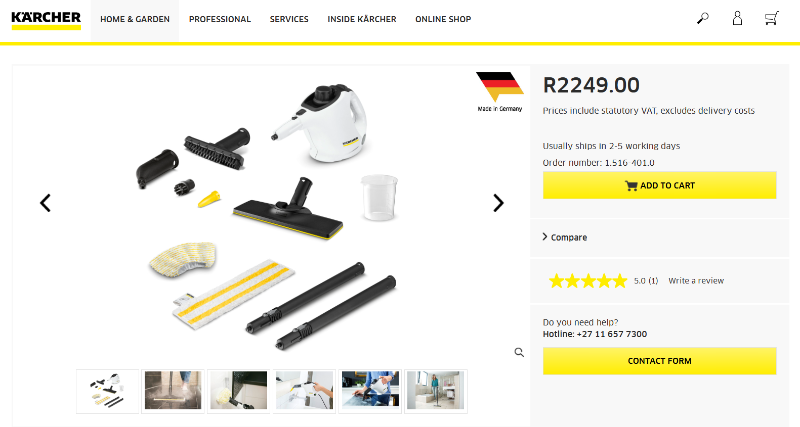 2. Karcher SC1 EasyFix: Kekuatan Teknologi Jerman