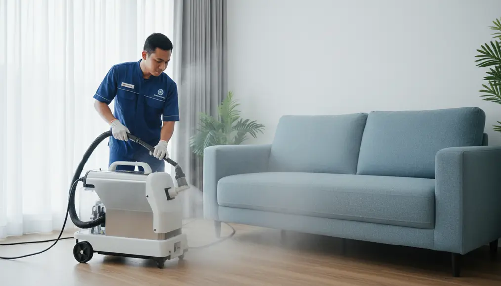 Wet Cleaning: Solusi Cepat dan Efektif untuk Noda Muntah di Sofa