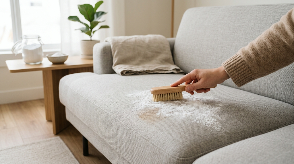 1. Membersihkan dengan Baking Soda