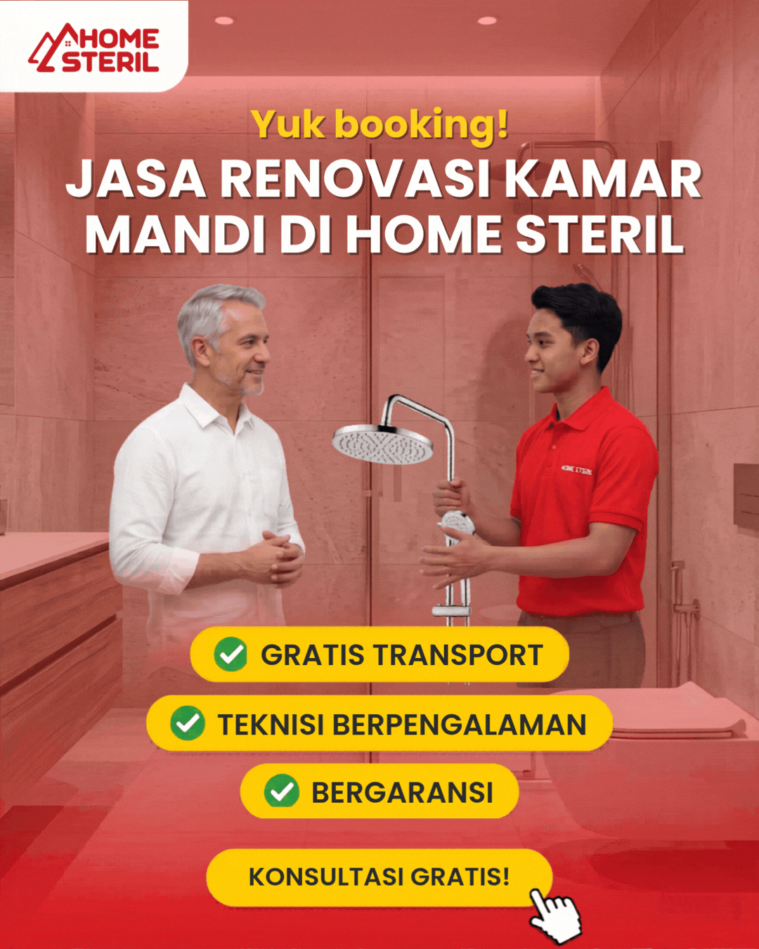Jasa Renovasi Kamar Mandi di Home Steril