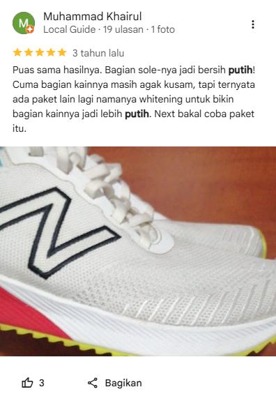 Testimoni Pelanggan Setia Menggunakan Layanan Cuci Sepatu Sneakershoot