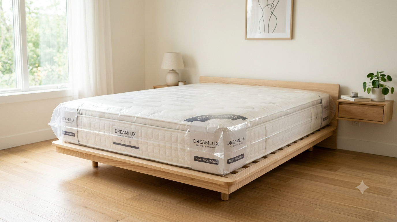 Apakah plastik springbed harus dibuka?