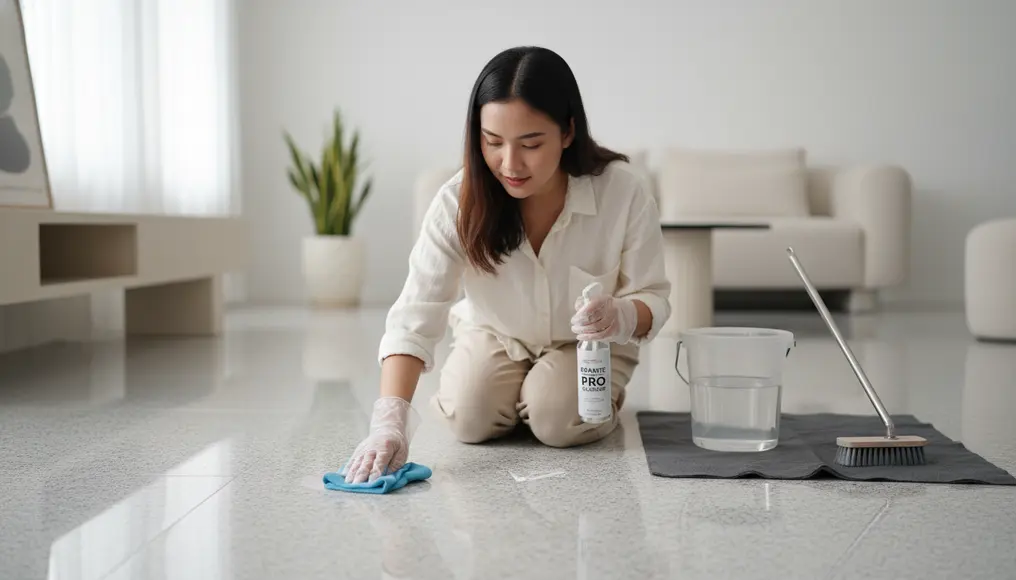 Cara Membersihkan Sisa Semen dan Cat di Lantai Granit Pasca Renovasi