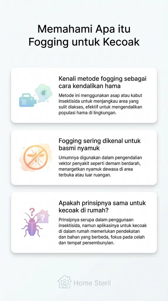 Memahami Apa itu Fogging untuk Kecoak