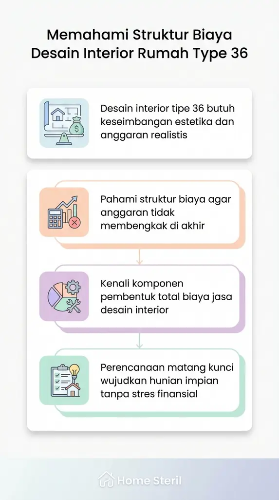 Memahami Struktur Biaya Desain Interior Rumah Type 36