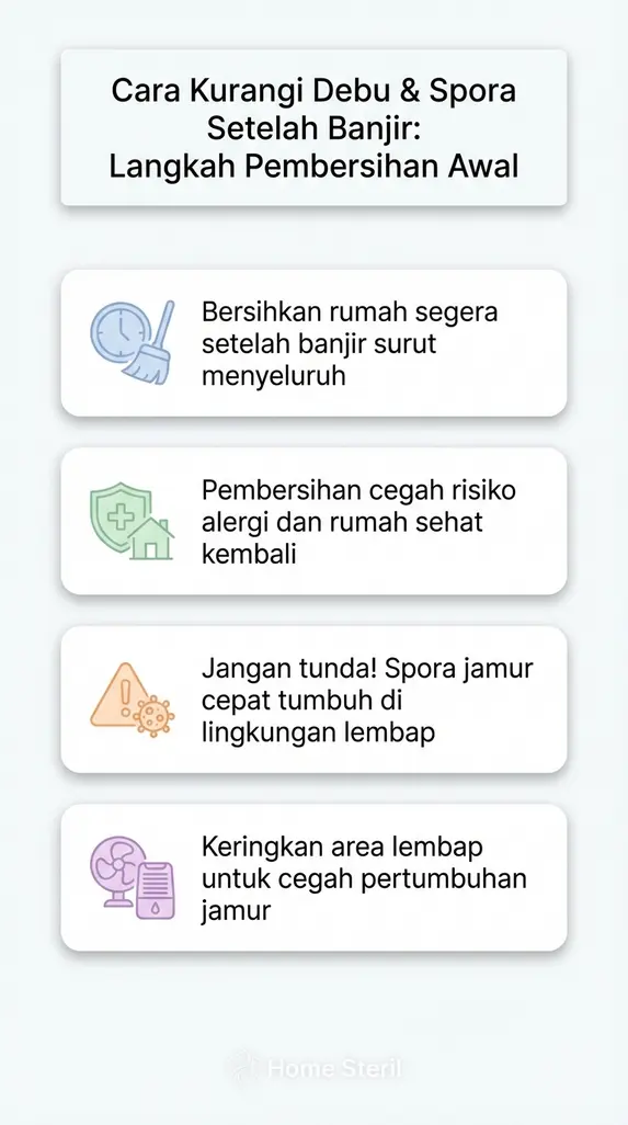 Cara Kurangi Debu & Spora Setelah Banjir: Langkah Pembersihan Awal