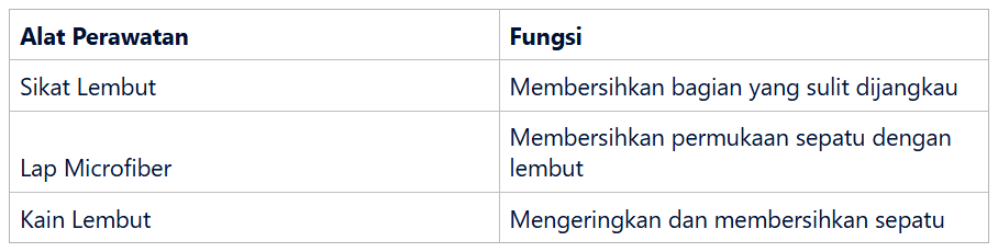 alat perawatan sepatu