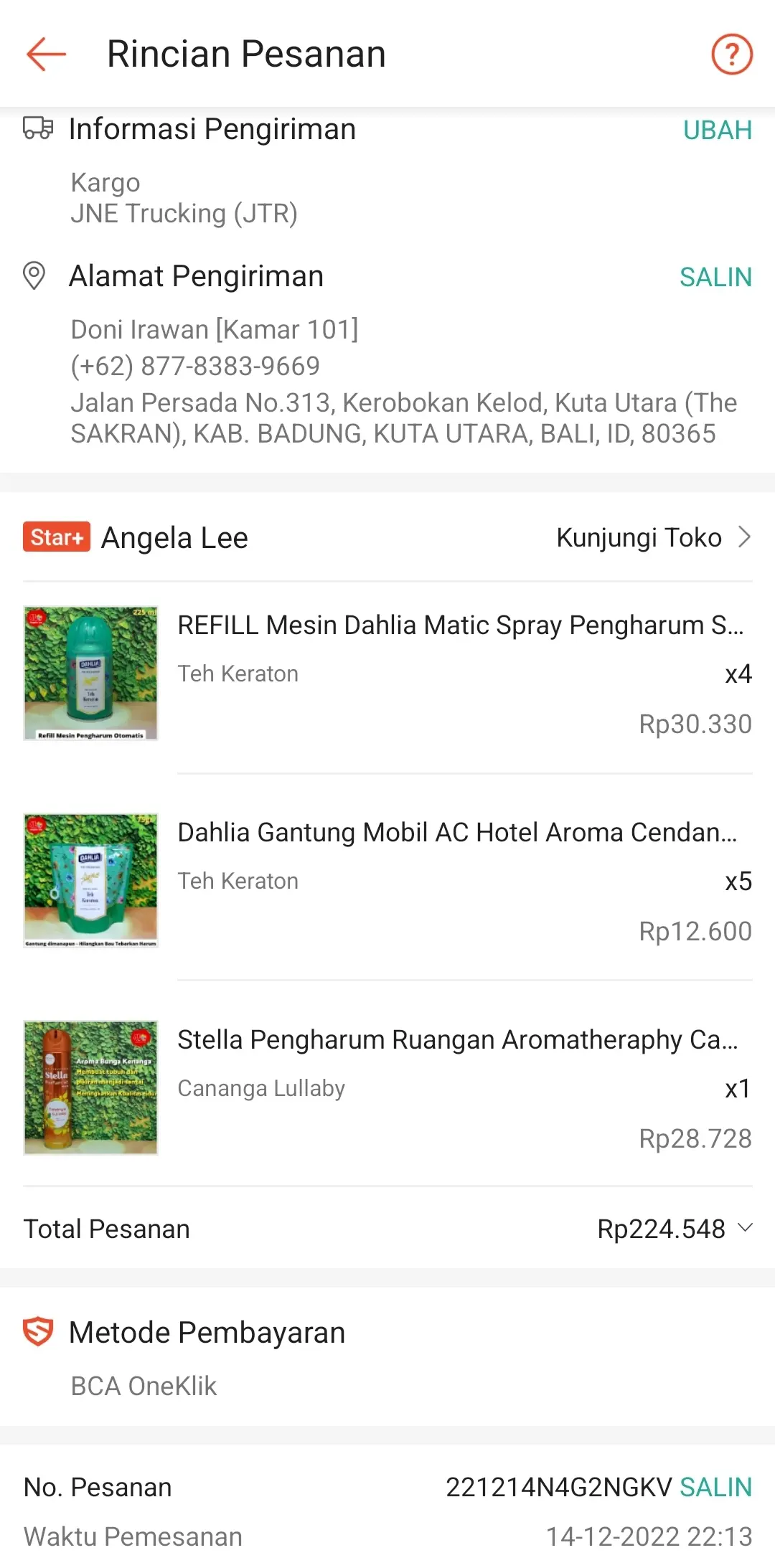 Before&After Pengharum untuk Vac dan GC di home-steril.com