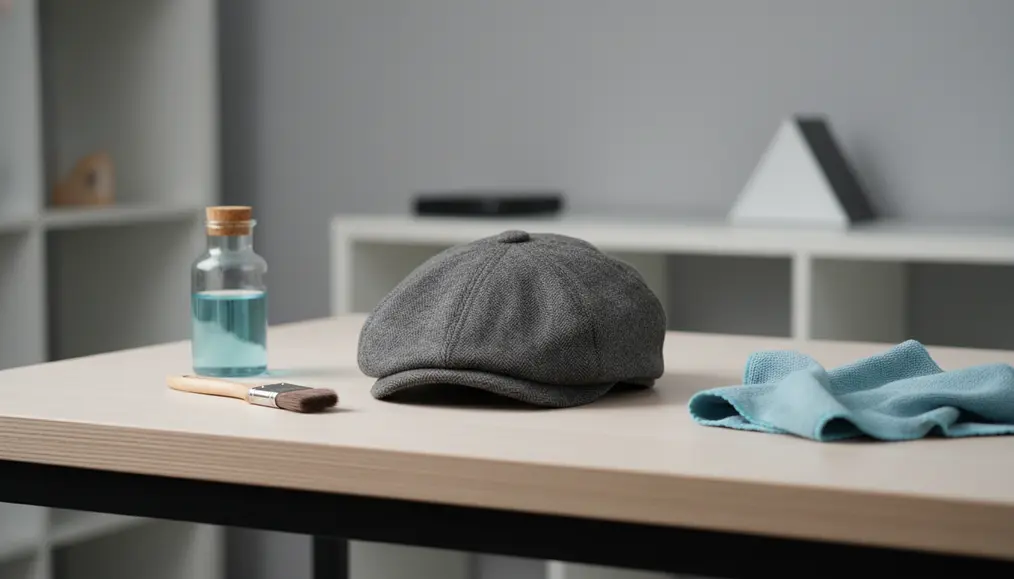 Repaint Topi Flat Cap / Newsboy Cap (Bahan Wool Blend)