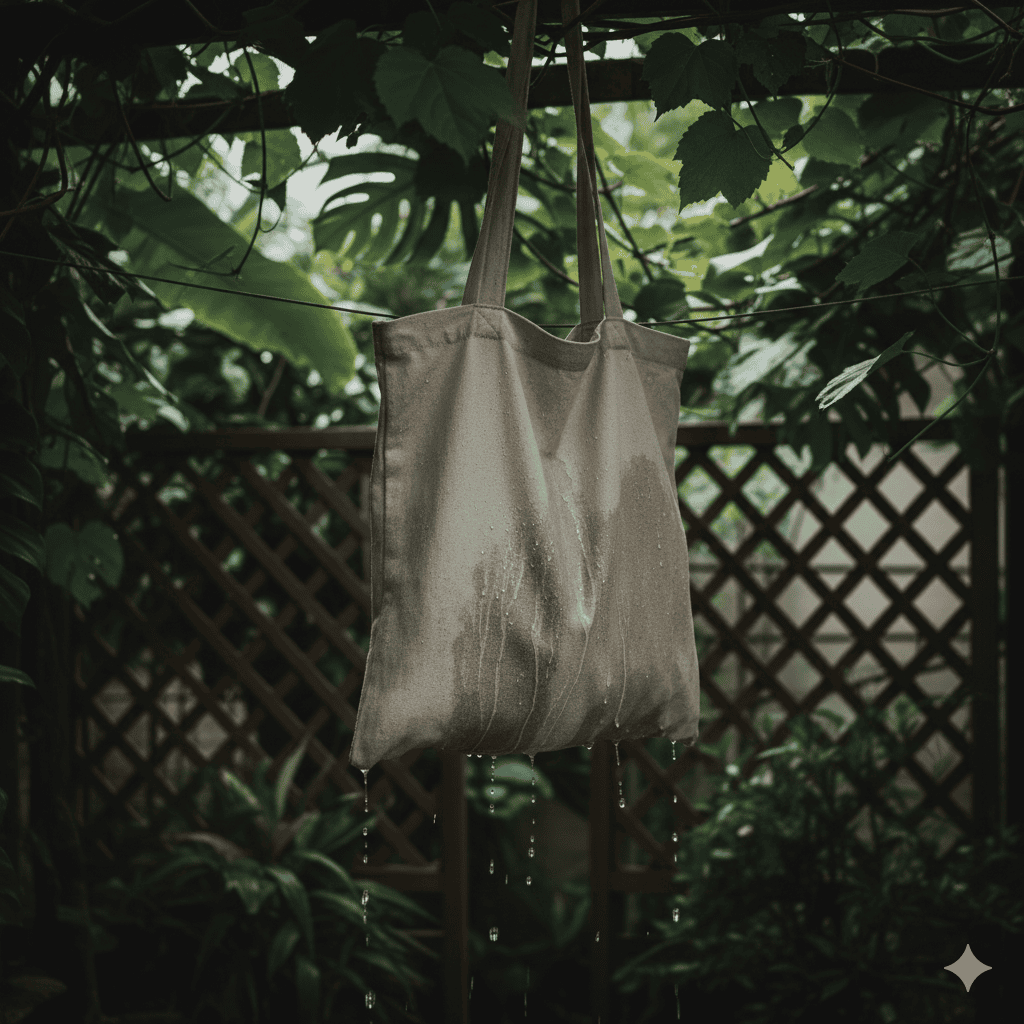 Proses Pengeringan Tas Kanvas