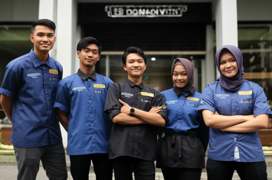 Jasa Produksi Baju Satuan Custom untuk UMKM Kuliner: Branding Kuat & Tahan Noda di Jakarta!
