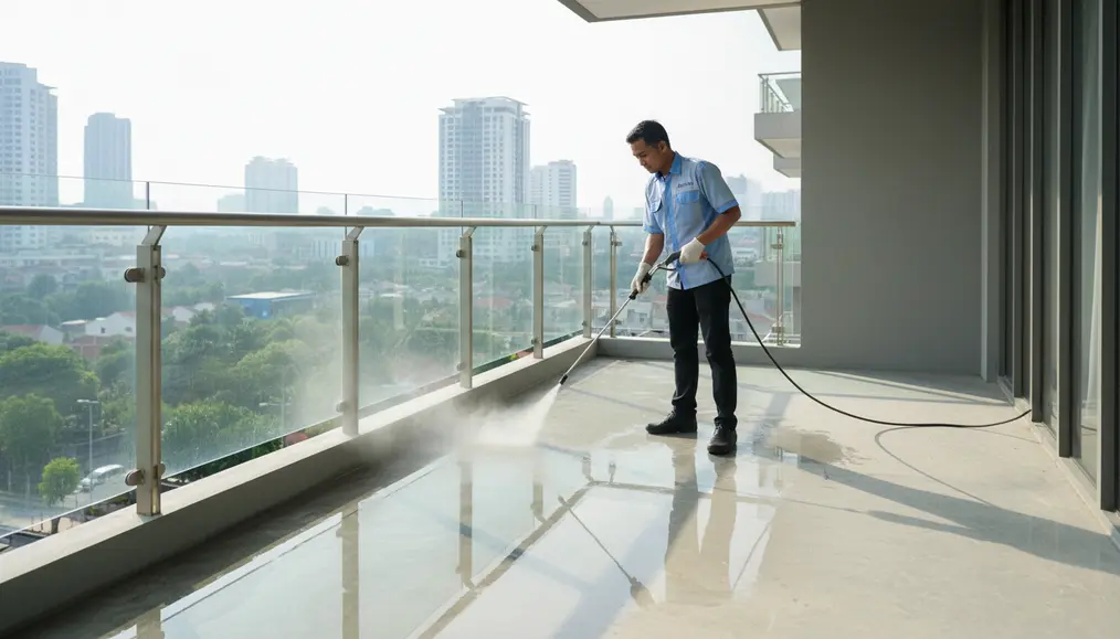 Solusi Tepat: Jasa Bersih Balkon Apartemen Terpercaya dari Home Steril