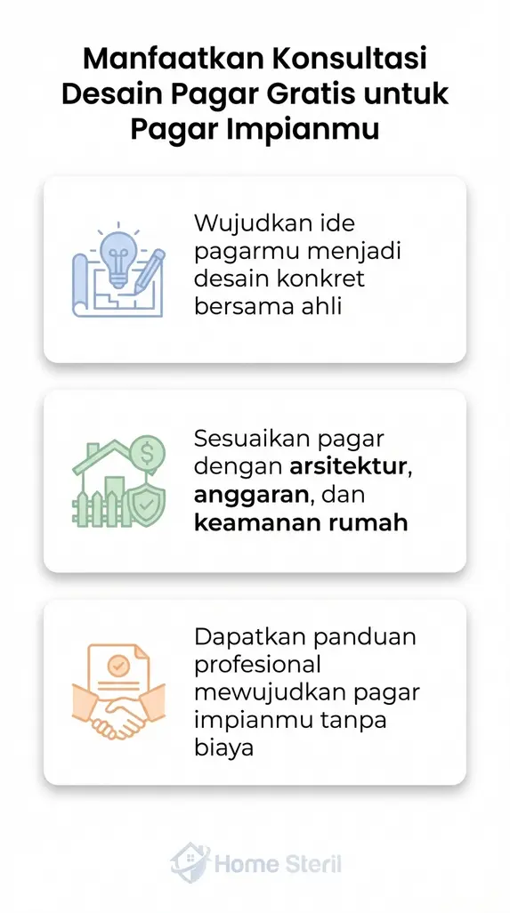 Manfaatkan Konsultasi Desain Pagar Gratis untuk Pagar Impianmu