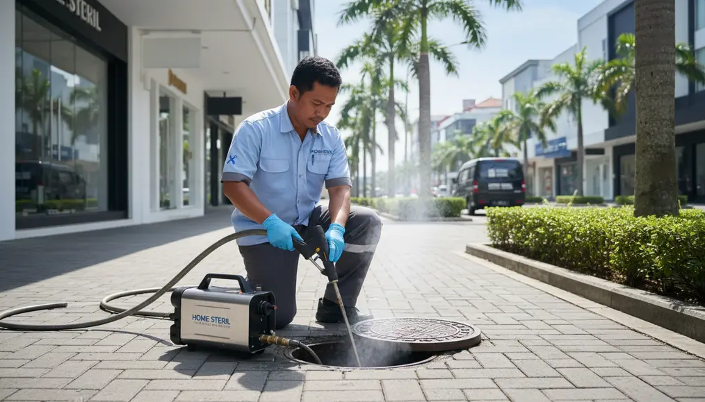 Layanan Profesional Tukang Bersih Selokan Jakarta Pusat dari Home Steril