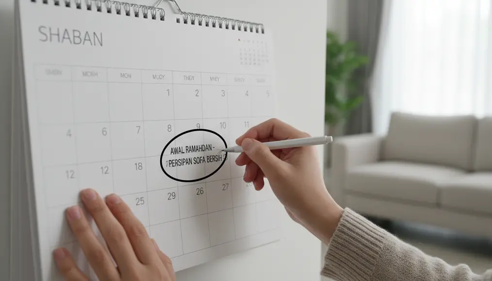 Jadwal Ideal Cuci Sofa Jelang Ramadhan