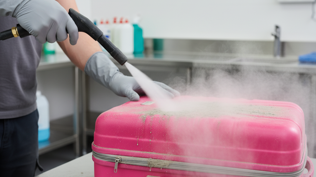 Langkah-Langkah Mengatasi Koper Berdebu dan Kotor (Bagian Luar)