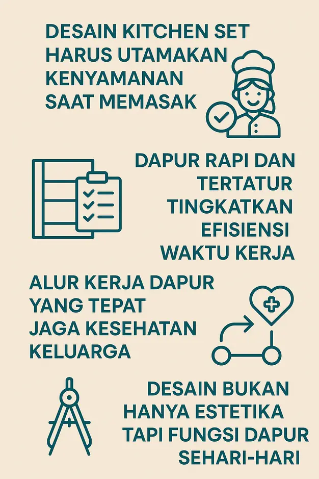Pentingnya Desain Kitchen Set yang Tepat: Lebih dari Sekadar Estetika