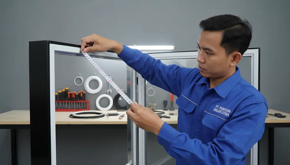 Pentingnya Memilih Jasa Pembuatan Karet Pintu Showcase Custom Ukuran