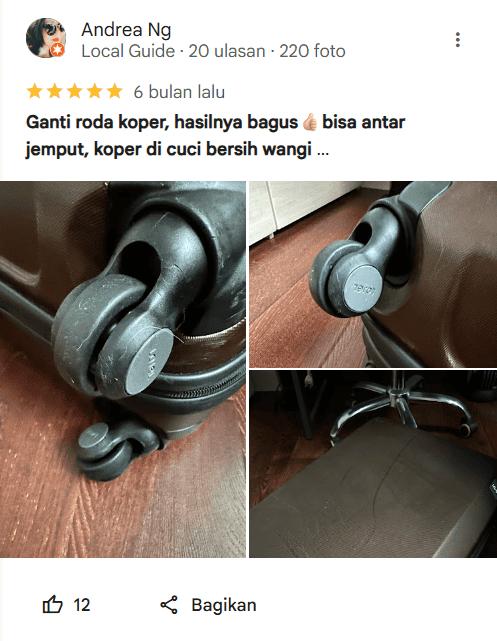 Review Jasa reparasi koper di home-steril.com