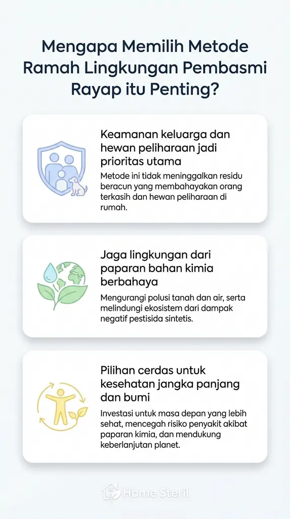 Mengapa Memilih Metode Ramah Lingkungan Pembasmi Rayap itu Penting?