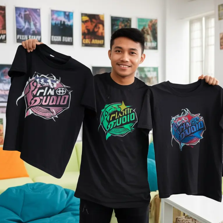 Jasa Sablon Baju Komunitas Film & Animasi: Desain Detil, Tahan Lama di Jakarta!