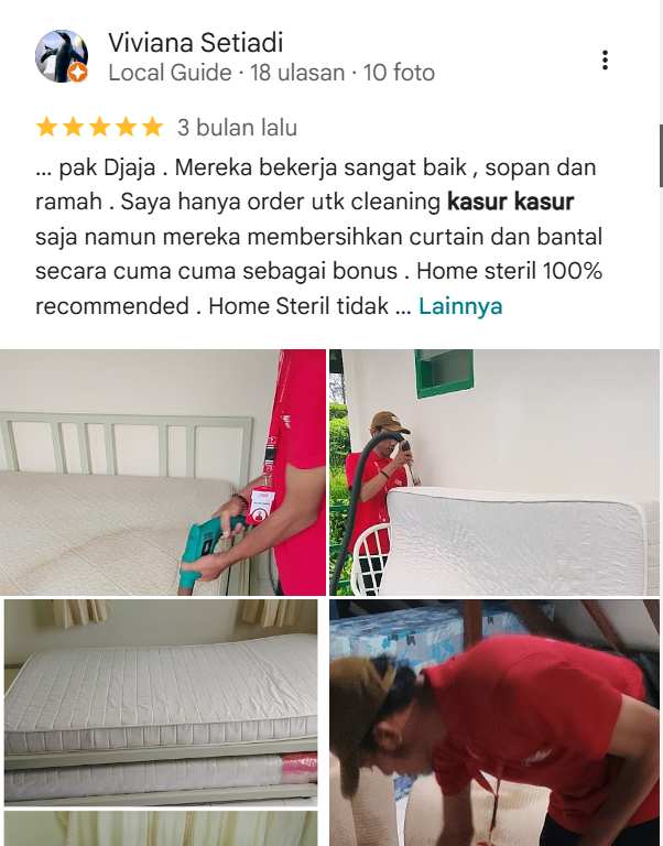 Testimoni Pelanggan Home Steril