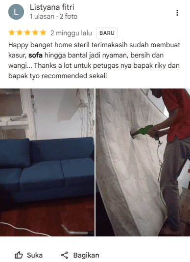 Ulasan Pelanggan Tentang Home Steril