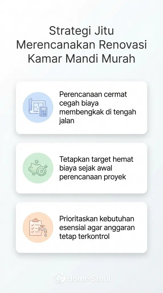 Strategi Jitu Merencanakan Renovasi Kamar Mandi Murah