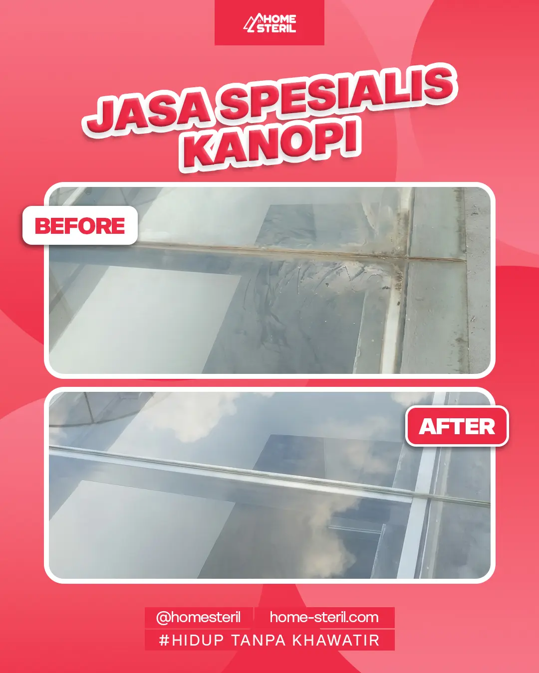 Before&After Spesialis Kanopi di home-steril.com